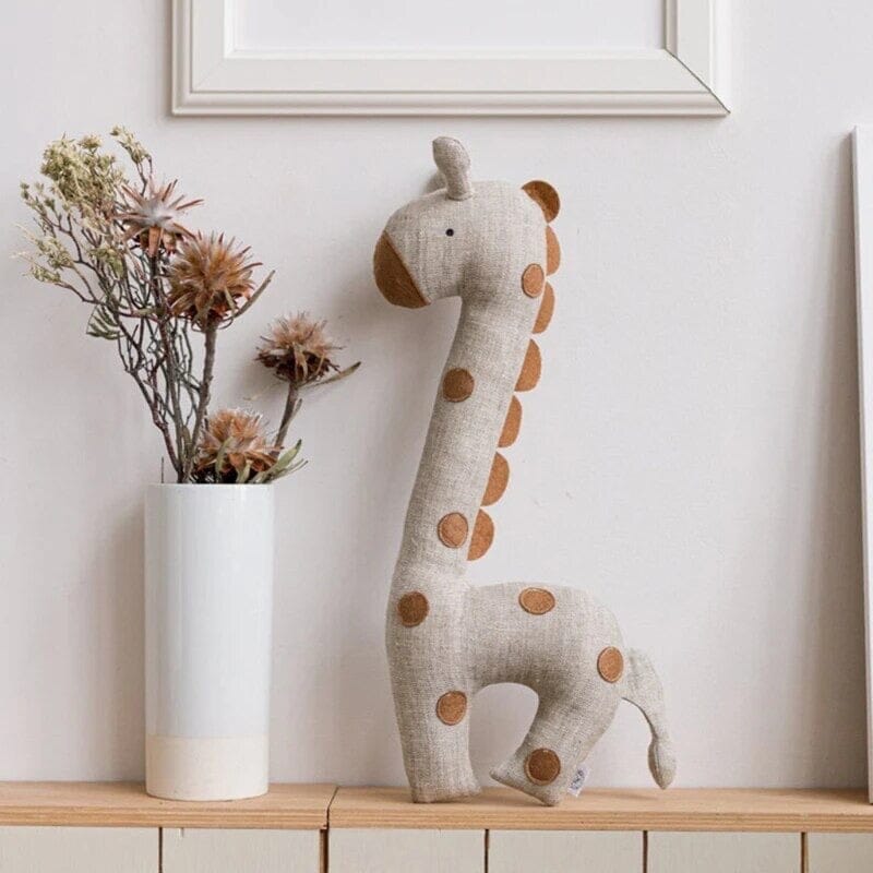 Nordic Inspired Giraffe Soft Toy Perfect Cuddly Companion for Kids Baby Stork