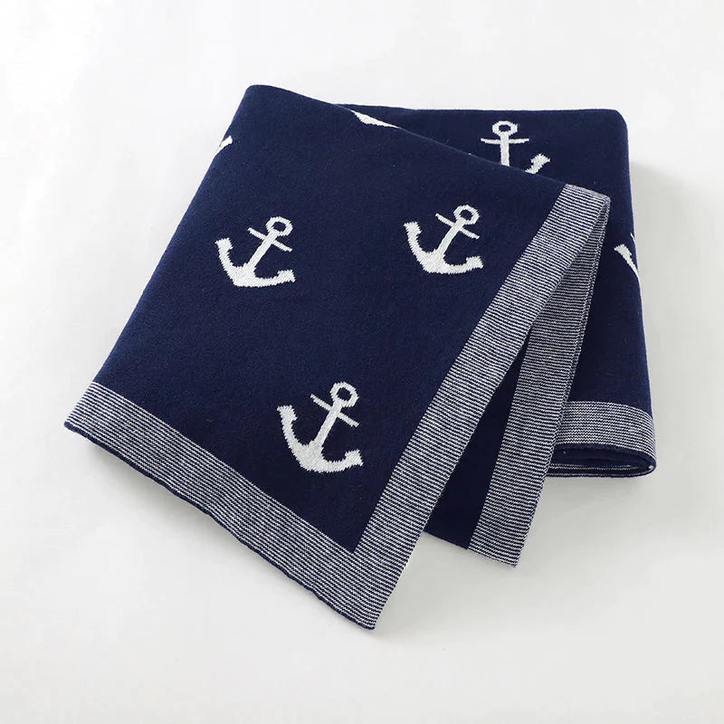 Navy blue best sale receiving blankets