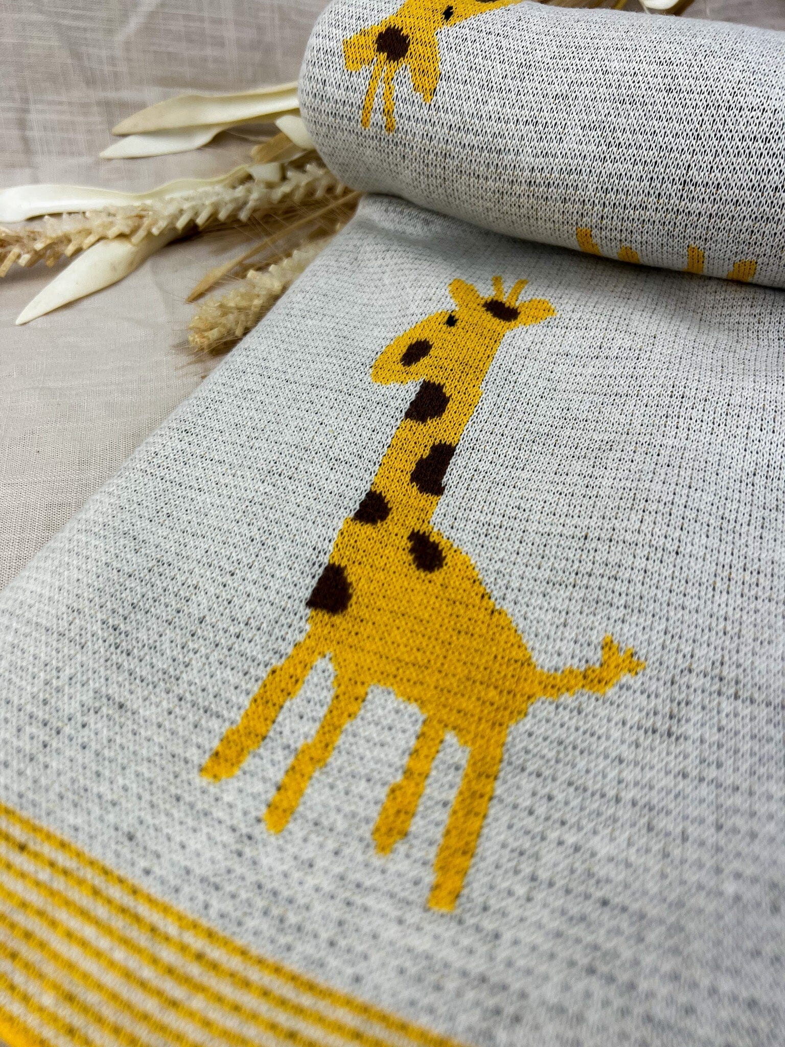 Giraffe swaddle blanket sale