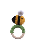 Buzzing Bee Crochet Animal Rattles handmade