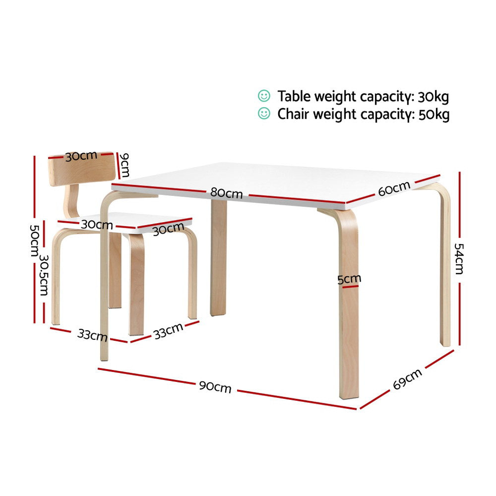 5PCS Kids Table and Chairs Set | Activity Toy Play Desk