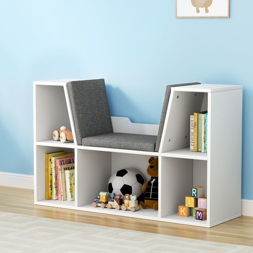 Kids Bookshelf Bookcase Toys Box Shelves Storage Cabinet Container Children Organiser