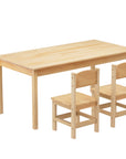 Kids Table and 2 Chairs Set | Durable Pinewood Furniture for Play & Learning