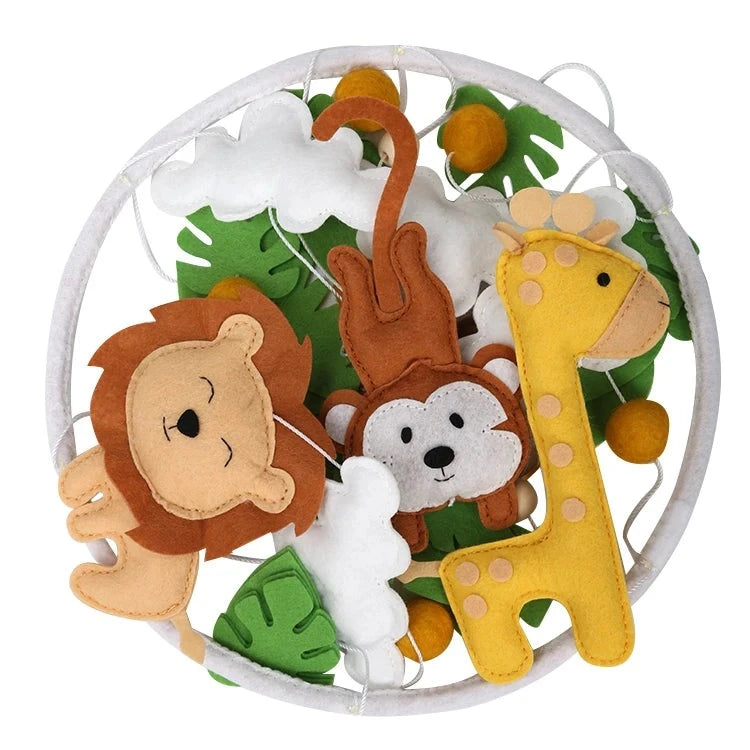 Luxury Felt Baby Mobile - Jungle Safari Nursery Mobiles