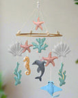 Underwater Theme Sea Animals Nursery Crib Mobile - Perfect for a Mermaid-Themed Nursery