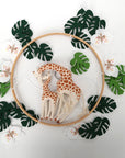 Giraffe Mum & Calf Crib Mobile | Jungle Safari Nursery Decor