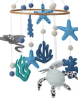 Under The Sea Felt Baby Mobile - Ocean Turtles & Ray