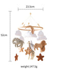 Animal Kingdom Safari Nursery Mobile size chart