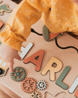 Custom Personalised Name Puzzle - Educational Wooden Toy