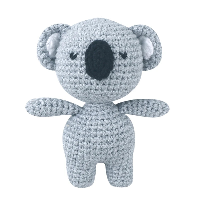 Koala Handmade Crochet Animal Plush Rattle 