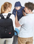 Premium Lightweight Quilted Baby Backpack Diaper Bag