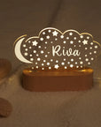 Personalised Name Acrylic Night Light - 12 Fun Designs