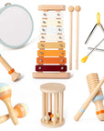 Toddlers Early Education Wooden Musical Instrument Set