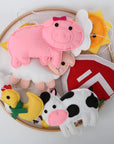 Barnyard Animals Felt Mobile - Handmade Nursery Decor