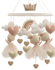 Princess Ballerina Baby Mobile | Handmade Felt Crib Mobile | Newborn Gift