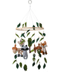 Woodland Felt Baby Nursery Mobile - Forest Animals Crib Cot Mobile