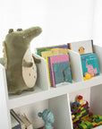 Children's Shelving Unit | 5-Compartment Bookcase for Books & Toys