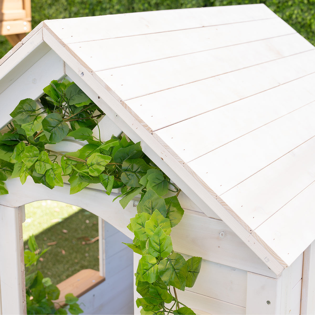 Lifespan Kids Teddy V2 Cubby House - White | Adorable Backyard Playhouse