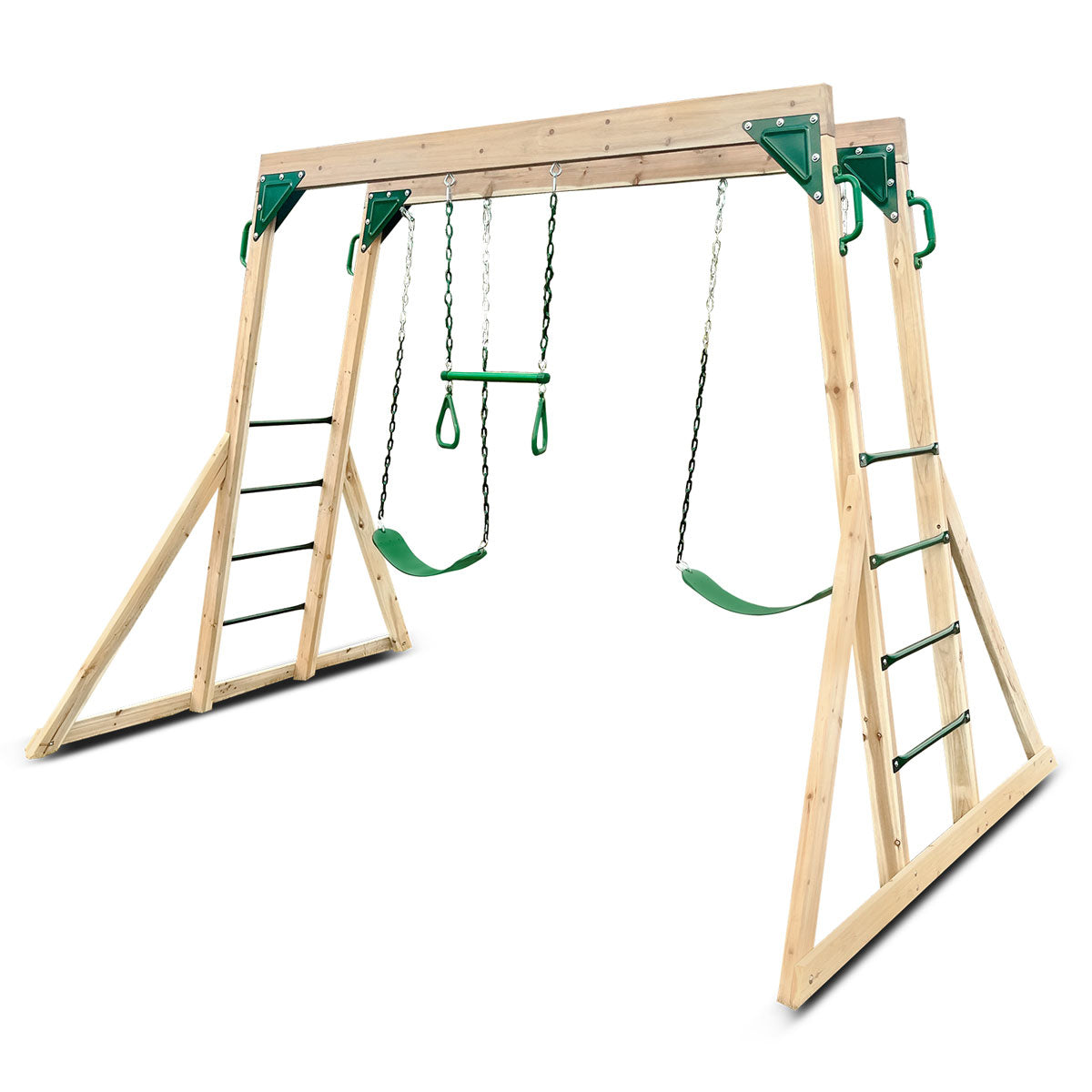 Lifespan Kids Daintree 2-in-1 Monkey Bars &amp; Swing Set | Hybrid Play Centre