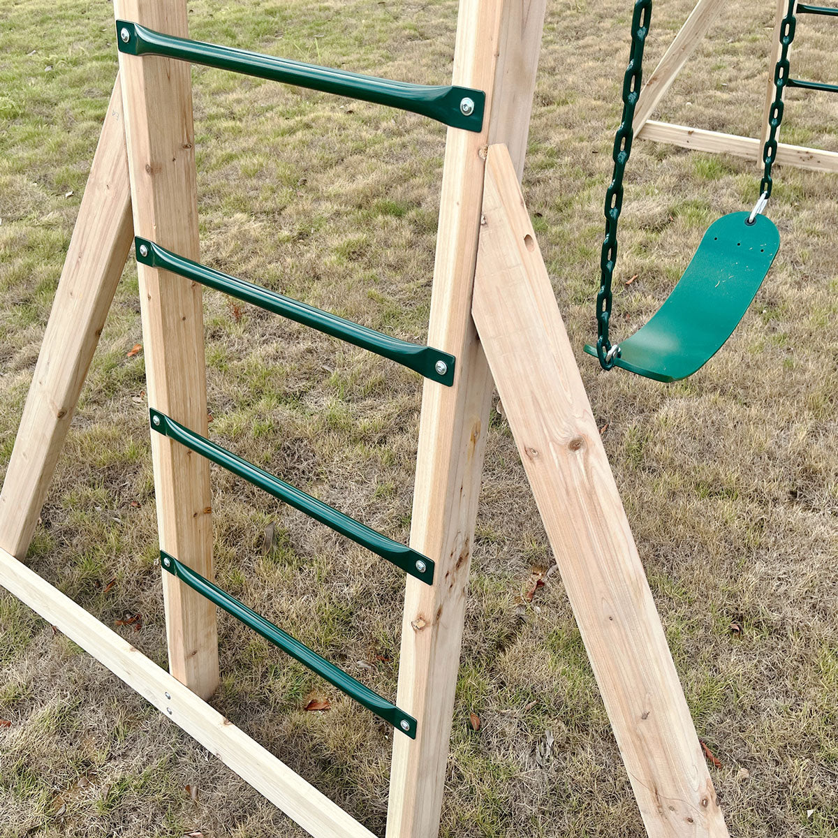 Lifespan Kids Daintree 2-in-1 Monkey Bars &amp; Swing Set | Hybrid Play Centre