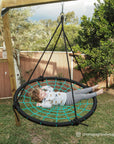 Lifespan Kids Oakley Swing Set with 1.2m Spidey Web Swing – Adventure Awaits!