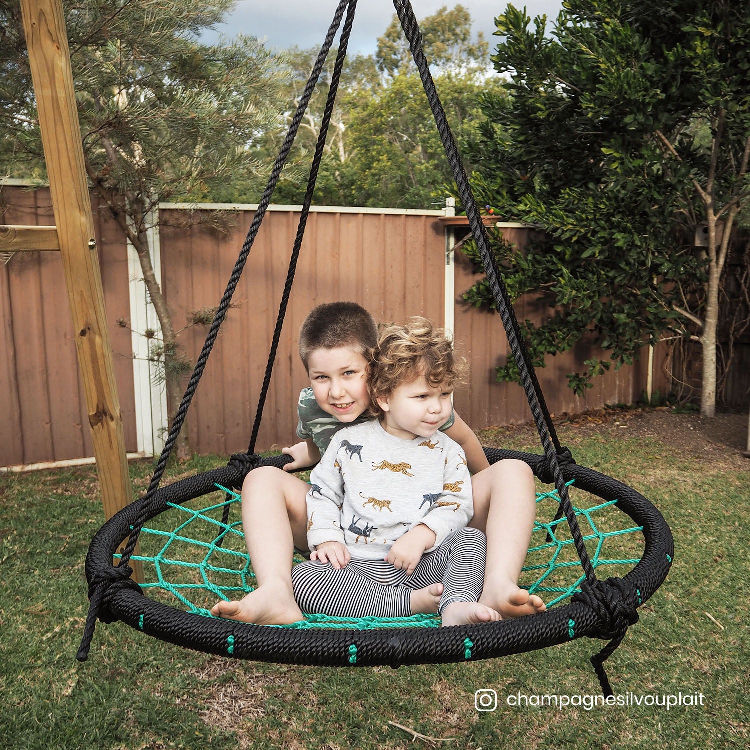 Lifespan Kids Oakley Swing Set with 1.2m Spidey Web Swing – Adventure Awaits!