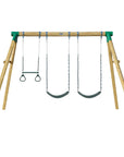 Lifespan Kids Wesley Swing Set | Belt Swings & Trapeze Fun for Kids