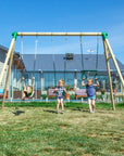 Lifespan Kids Wesley Swing Set | Belt Swings & Trapeze Fun for Kids