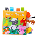 Animal Tails Cloth Educational Book for Babies Books Baby Stork Farm Animals 