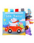 Animal Tails Cloth Educational Book for Babies Books Baby Stork Marine Animals 