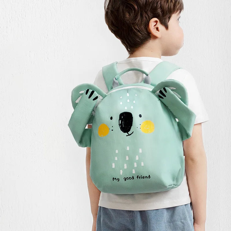 Childhood Buddy Animal Backpack Kid&#39;s Bag Baby Stork Green 