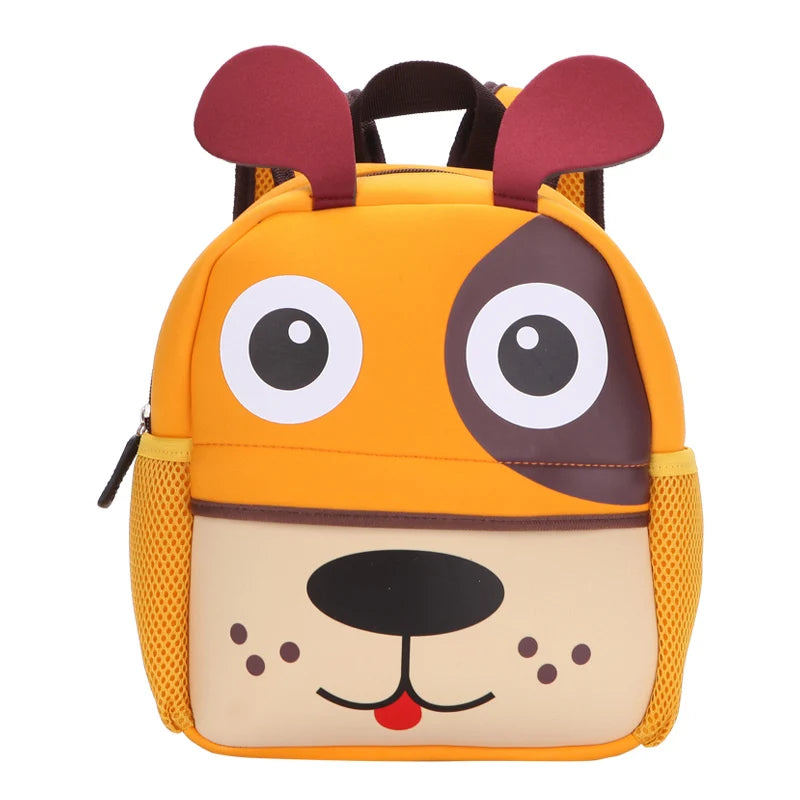 Children&#39;s Cartoon Animal Backpacks for Boys and Girls | Kids School Bags for 2-5 Years Kid&#39;s Bag Baby Stork Puppy 