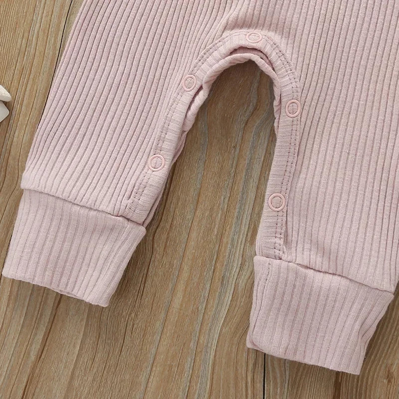 Full Sleeve Rib Cotton Romper - Cosy All-Season Playsuit Baby &amp; Toddler Clothing Accessories Baby Stork 
