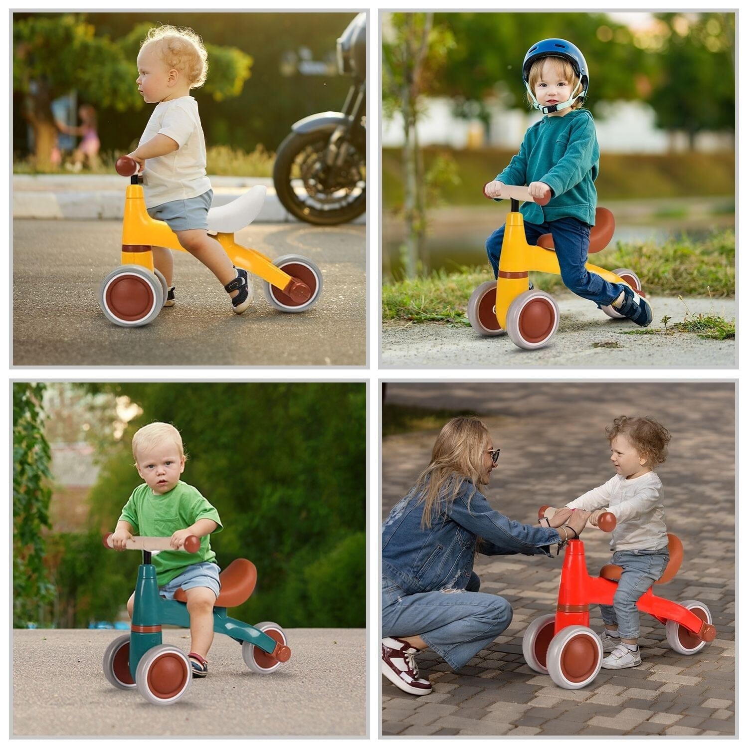 GOMINIMO 3 Wheels Baby Balance Bike (Yellow) GO-BBK-102-JD Baby & Kids > Ride on Cars, Go-karts & Bikes Baby Stork 