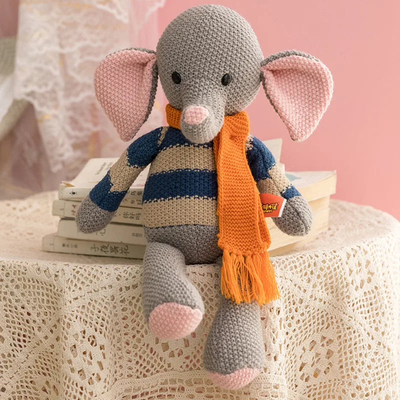 Handmade Amigurumi Plushie Collection - Soft Crochet Toys Baby & Kids > Toys Baby Stork Elephant 