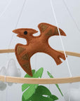 Handmade Prehistoric Dinosaur Nursery Mobile - Premium Felt Decor Baby & Kids > Toys Storkke 