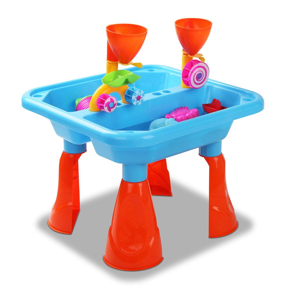 Keezi Kids Sandpit Pretend Play Sets Beach Toys Outdoor Sand Water Table Set Baby & Kids > Toys Baby Stork 