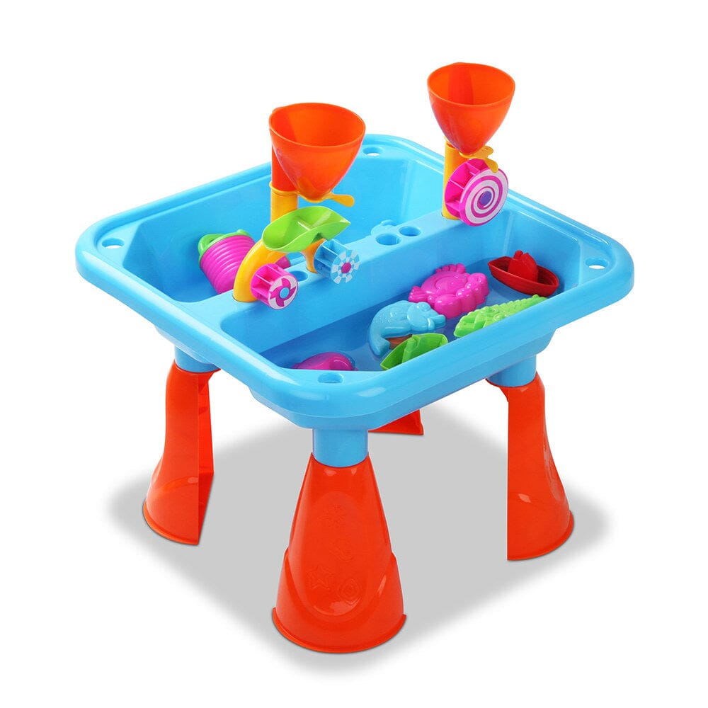 Keezi Kids Sandpit Pretend Play Sets Beach Toys Outdoor Sand Water Table Set Baby & Kids > Toys Baby Stork 