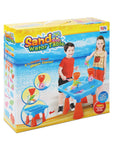 Keezi Kids Sandpit Pretend Play Sets Beach Toys Outdoor Sand Water Table Set Baby & Kids > Toys Baby Stork 