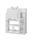 Keezi Kids’ Wonder Bookshelf: 4-Tier Storybook Haven & Toy Organiser Baby & Kids > Kid's Furniture Keezi 