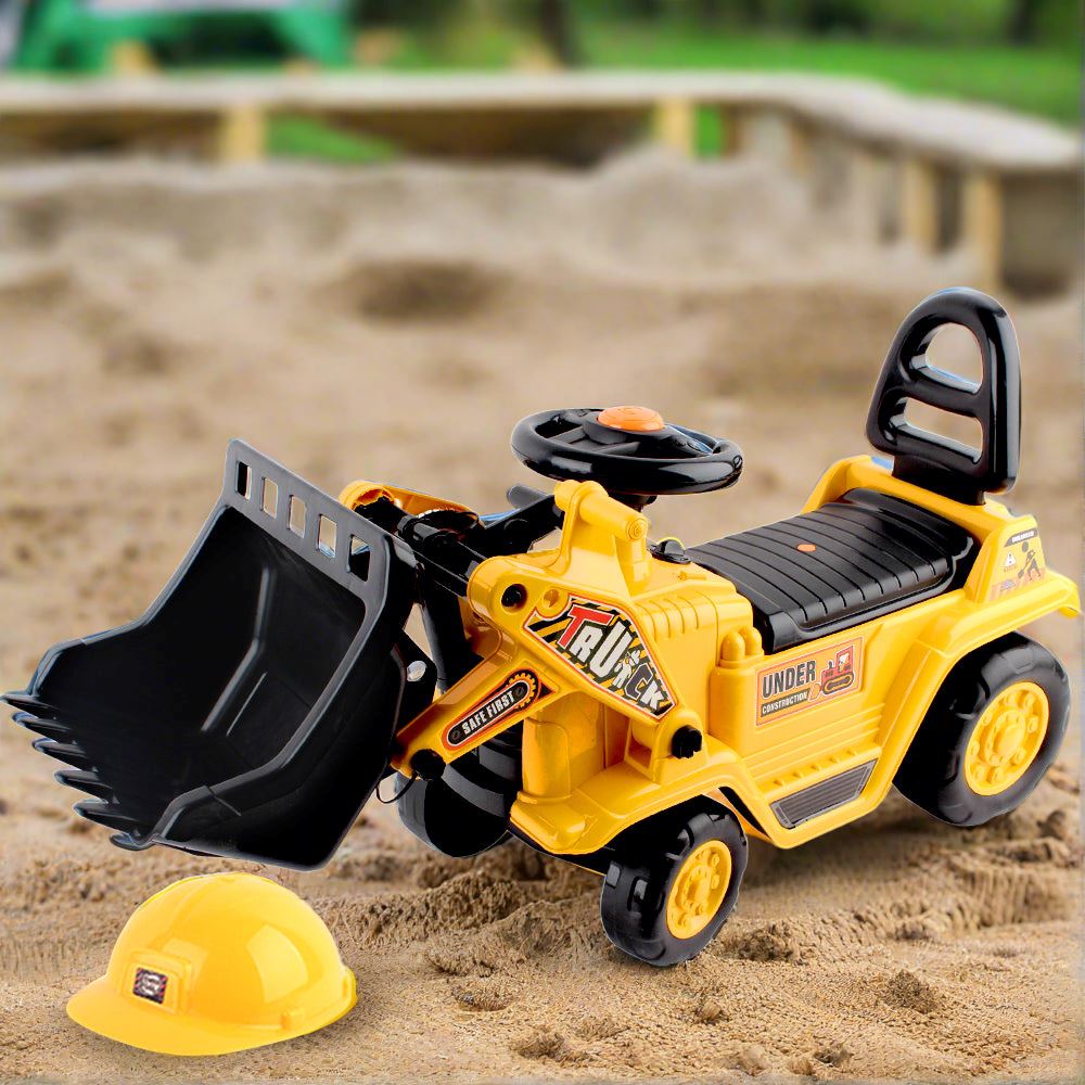 Kids Ride-On Excavator Bulldozer Toy | Elevate the Sandpit Baby & Kids > Ride on Cars, Go-karts & Bikes Keezi 