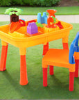 Kids Sand and Water Table Play Set with Chair Baby & Kids > Toys Keezi 