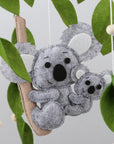 Koala Nursery Mobile - Handmade Wool Felt Mobile Baby & Kids > Toys Storkke 