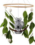 Koala Nursery Mobile with Baby on Top - Handmade Wool Felt Mobile Baby & Kids > Toys Storkke 