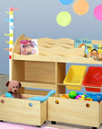 Learning Station: 3-Tier Bookshelf & Toy Organiser Baby & Kids > Kid's Furniture Keezi 