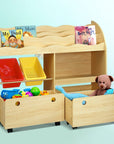 Learning Station: 3-Tier Bookshelf & Toy Organiser Baby & Kids > Kid's Furniture Keezi 