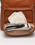 Luxury Vegan Leather Diaper Bag - Multifunctional and Stylish Diaper Wet Bags Baby Stork 