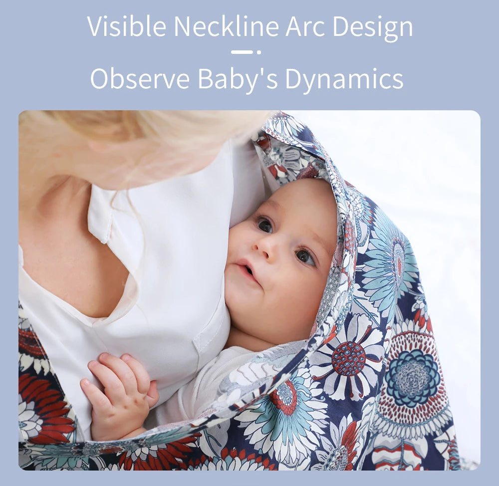 Maternity Nursing Breastfeeding Privacy Cover - Stylish & Practical Nursing & Feeding Baby Stork 