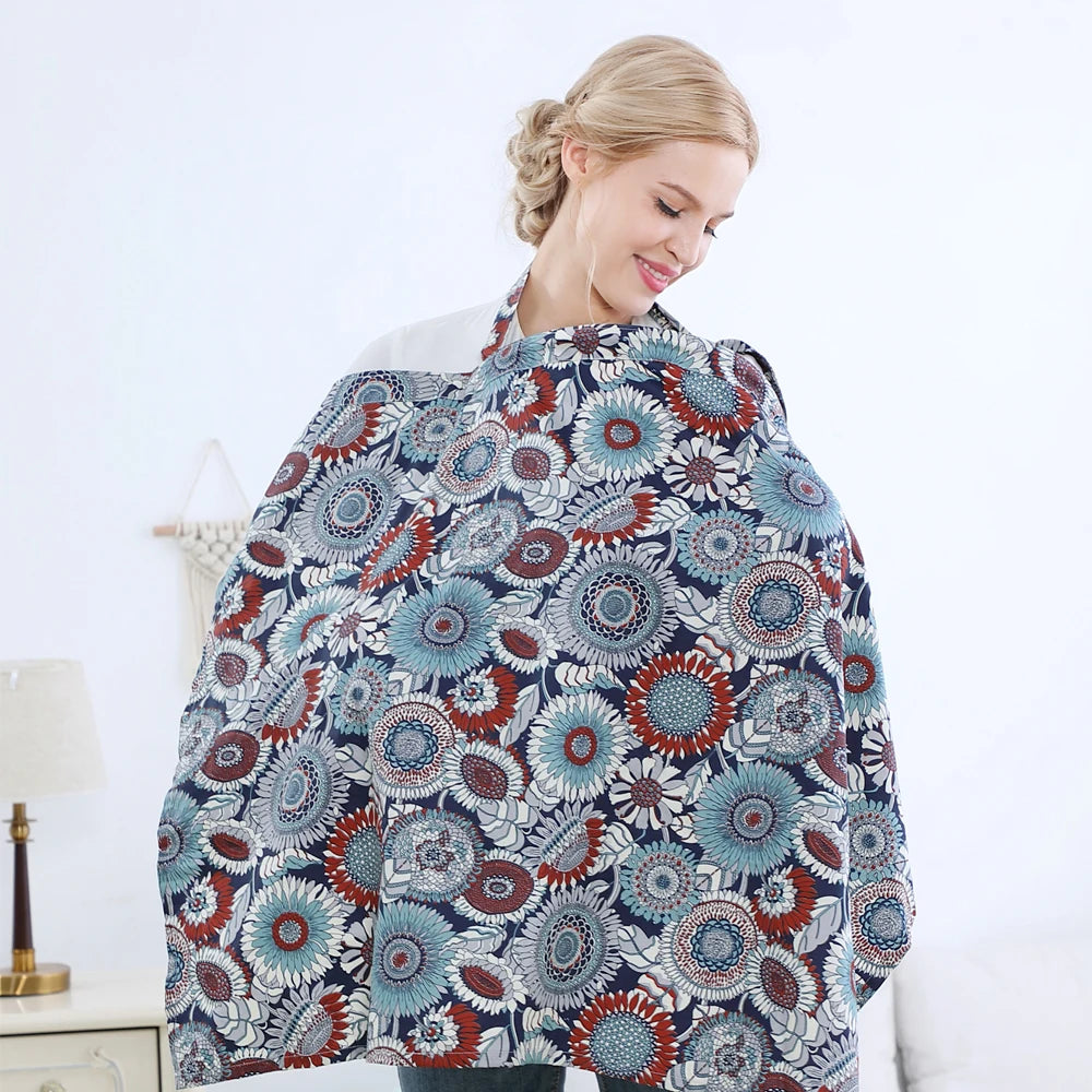 Maternity Nursing Breastfeeding Privacy Cover - Stylish & Practical Nursing & Feeding Baby Stork 