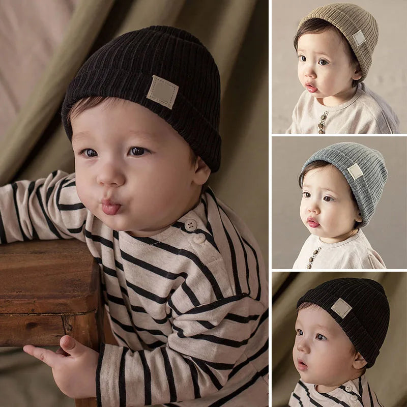 Modern Baby Knitted Beanie Hat for Newborns and Toddlers Baby Stork 